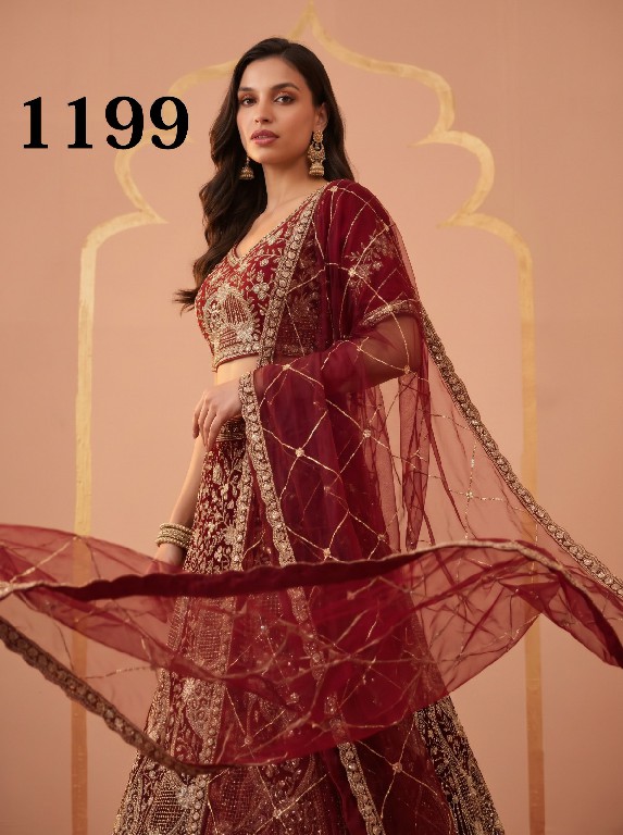 MITA D.NO 1199-1247-1258-1283-1284-1287 WHOLESALE DESIGNER ETHNIC WEAR LEHENGA CHOLI FOR DOR EXPORT