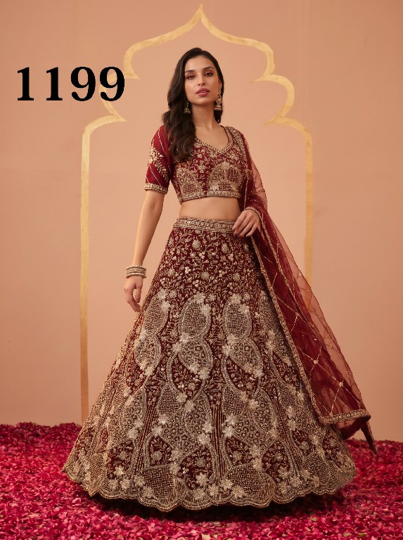 MITA D.NO 1199-1247-1258-1283-1284-1287 WHOLESALE DESIGNER ETHNIC WEAR LEHENGA CHOLI FOR DOR EXPORT