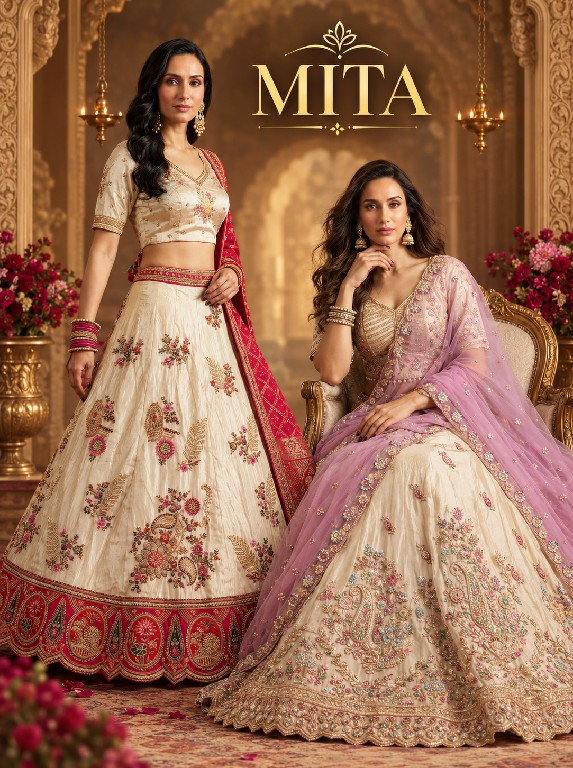 MITA D.NO 1199-1247-1258-1283-1284-1287 WHOLESALE DESIGNER ETHNIC WEAR LEHENGA CHOLI FOR DOR EXPORT