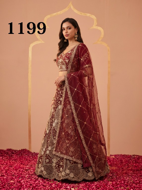 MITA D.NO 1199-1247-1258-1283-1284-1287 WHOLESALE DESIGNER ETHNIC WEAR LEHENGA CHOLI FOR DOR EXPORT