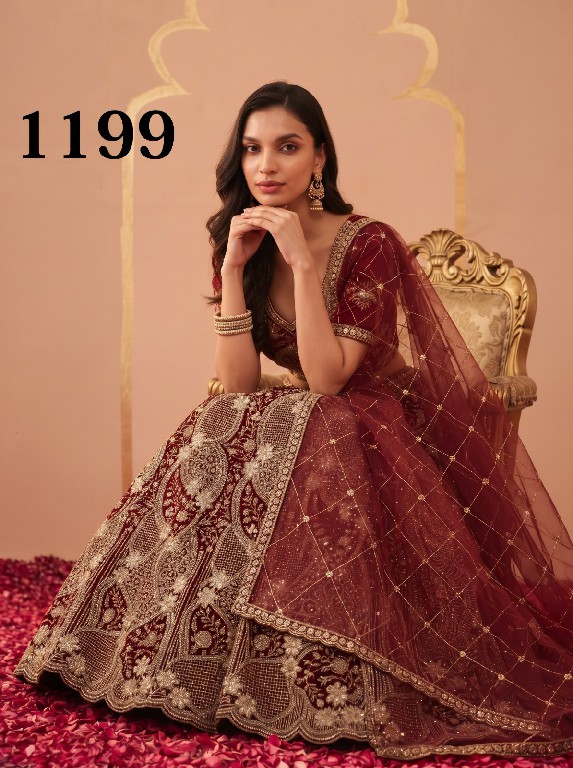 MITA D.NO 1199-1247-1258-1283-1284-1287 WHOLESALE DESIGNER ETHNIC WEAR LEHENGA CHOLI FOR DOR EXPORT