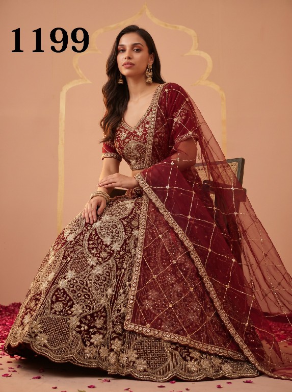 MITA D.NO 1199-1247-1258-1283-1284-1287 WHOLESALE DESIGNER ETHNIC WEAR LEHENGA CHOLI FOR DOR EXPORT