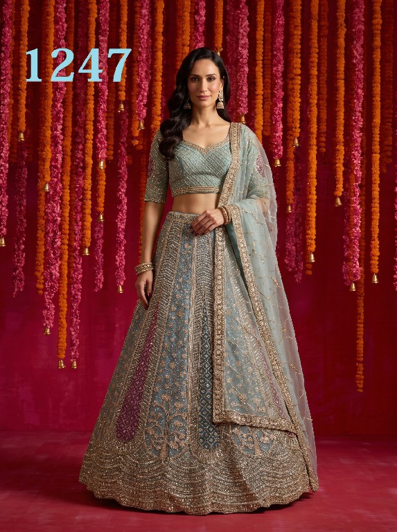 MITA D.NO 1199-1247-1258-1283-1284-1287 WHOLESALE DESIGNER ETHNIC WEAR LEHENGA CHOLI FOR DOR EXPORT