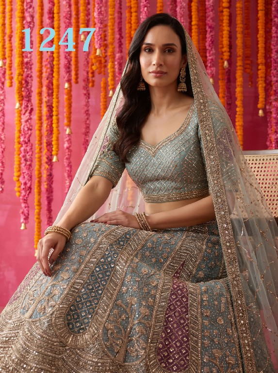 MITA D.NO 1199-1247-1258-1283-1284-1287 WHOLESALE DESIGNER ETHNIC WEAR LEHENGA CHOLI FOR DOR EXPORT