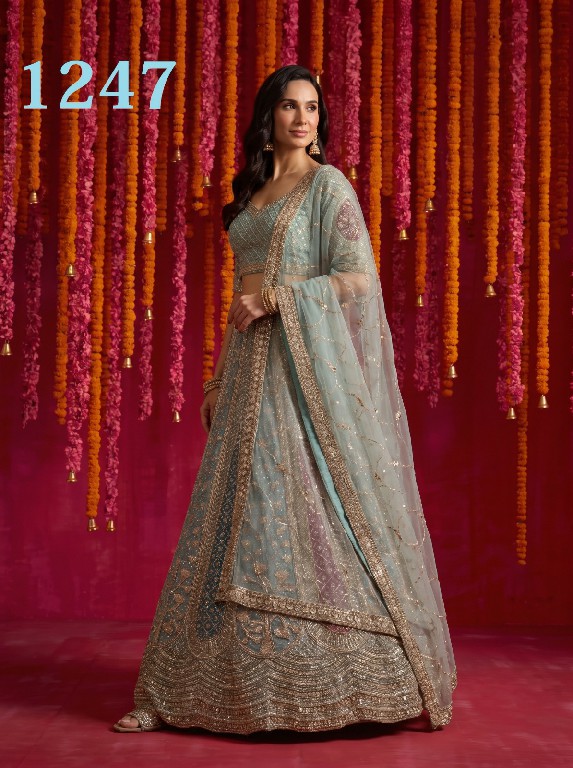 MITA D.NO 1199-1247-1258-1283-1284-1287 WHOLESALE DESIGNER ETHNIC WEAR LEHENGA CHOLI FOR DOR EXPORT