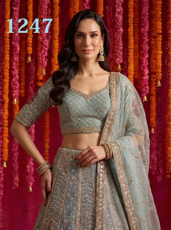 MITA D.NO 1199-1247-1258-1283-1284-1287 WHOLESALE DESIGNER ETHNIC WEAR LEHENGA CHOLI FOR DOR EXPORT