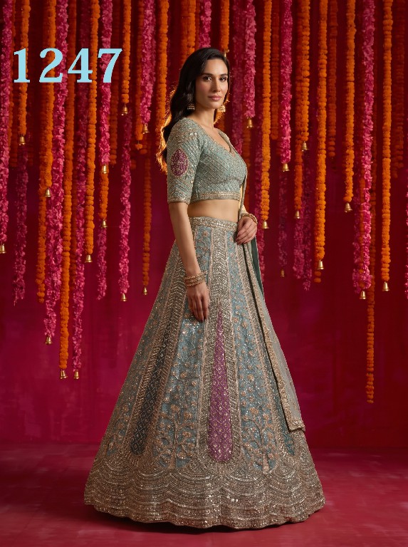 MITA D.NO 1199-1247-1258-1283-1284-1287 WHOLESALE DESIGNER ETHNIC WEAR LEHENGA CHOLI FOR DOR EXPORT