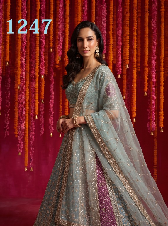 MITA D.NO 1199-1247-1258-1283-1284-1287 WHOLESALE DESIGNER ETHNIC WEAR LEHENGA CHOLI FOR DOR EXPORT
