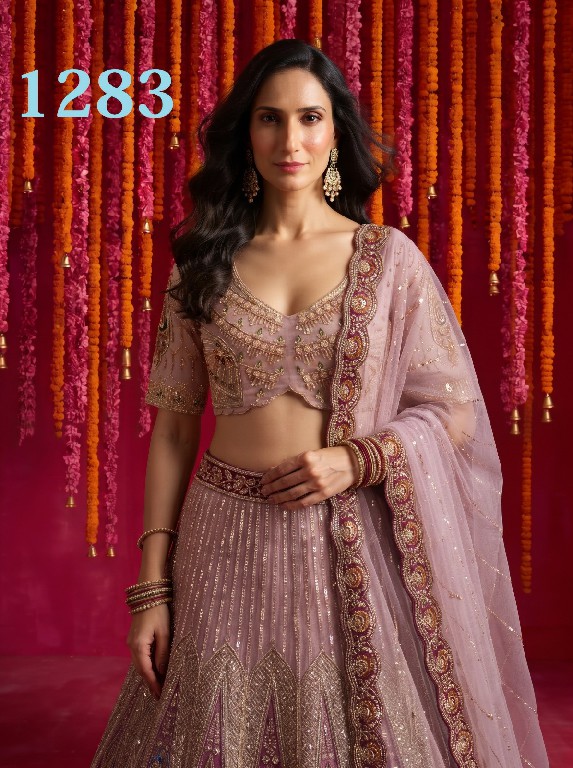 MITA D.NO 1199-1247-1258-1283-1284-1287 WHOLESALE DESIGNER ETHNIC WEAR LEHENGA CHOLI FOR DOR EXPORT