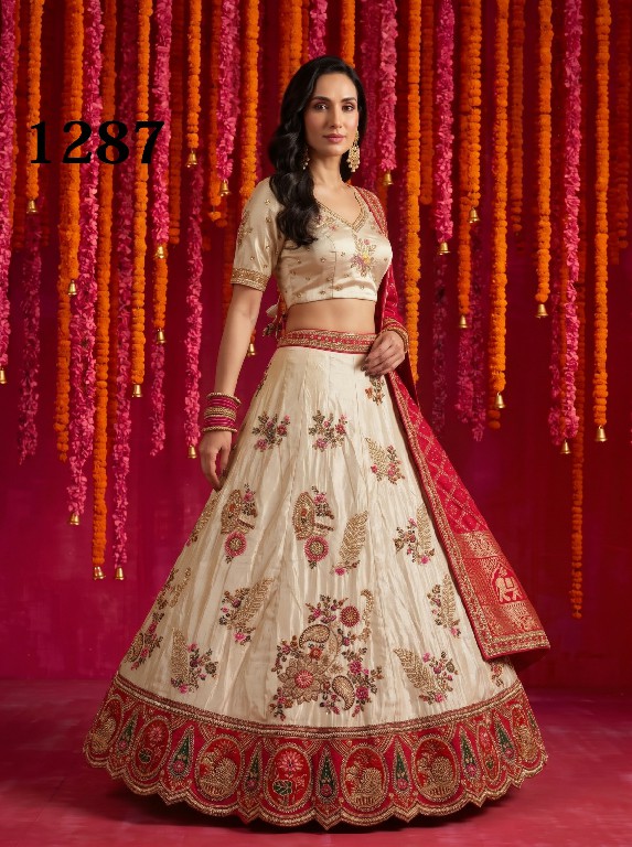 MITA D.NO 1199-1247-1258-1283-1284-1287 WHOLESALE DESIGNER ETHNIC WEAR LEHENGA CHOLI FOR DOR EXPORT