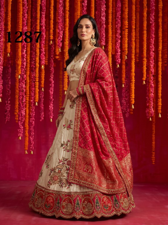 MITA D.NO 1199-1247-1258-1283-1284-1287 WHOLESALE DESIGNER ETHNIC WEAR LEHENGA CHOLI FOR DOR EXPORT