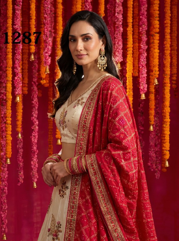 MITA D.NO 1199-1247-1258-1283-1284-1287 WHOLESALE DESIGNER ETHNIC WEAR LEHENGA CHOLI FOR DOR EXPORT
