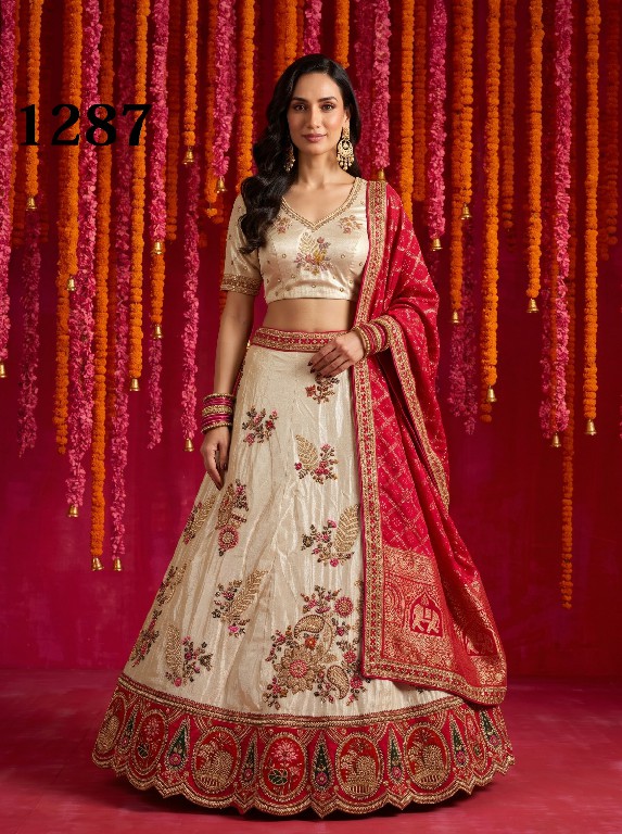 MITA D.NO 1199-1247-1258-1283-1284-1287 WHOLESALE DESIGNER ETHNIC WEAR LEHENGA CHOLI FOR DOR EXPORT