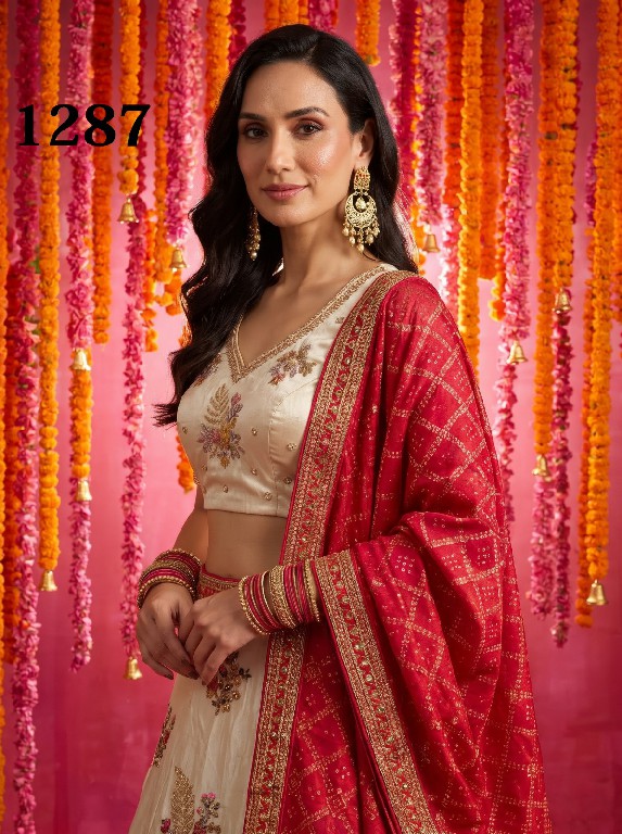 MITA D.NO 1199-1247-1258-1283-1284-1287 WHOLESALE DESIGNER ETHNIC WEAR LEHENGA CHOLI FOR DOR EXPORT
