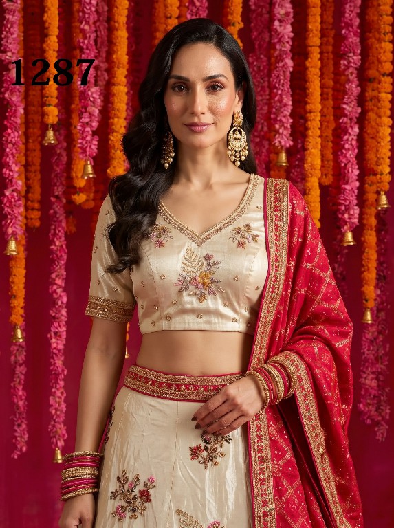 MITA D.NO 1199-1247-1258-1283-1284-1287 WHOLESALE DESIGNER ETHNIC WEAR LEHENGA CHOLI FOR DOR EXPORT