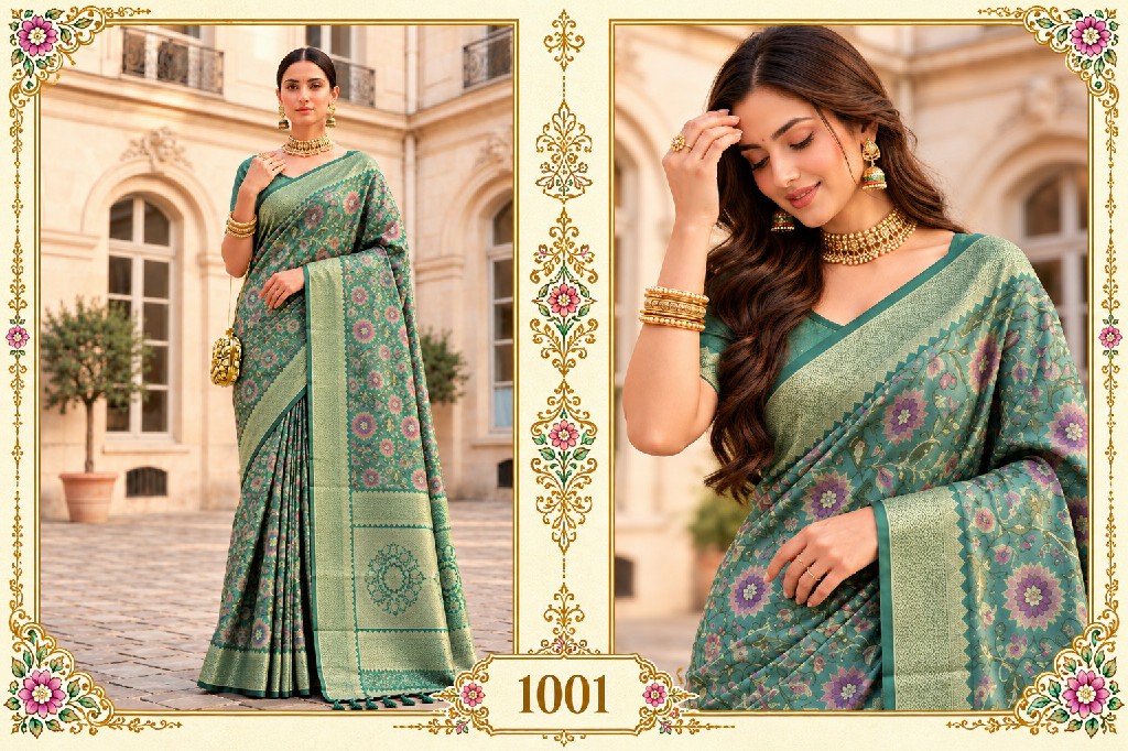 BUNAWAT NAJRANA VOL 1 WHOLESALE BANARASI SILK FUNCTION WEAR INDIAN SAREES FOR WOMEN SUPPLIER