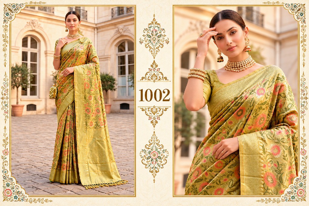 BUNAWAT NAJRANA VOL 1 WHOLESALE BANARASI SILK FUNCTION WEAR INDIAN SAREES FOR WOMEN SUPPLIER