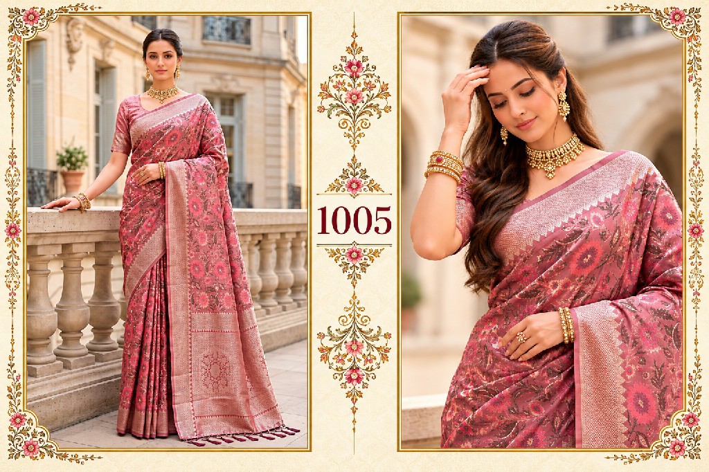 BUNAWAT NAJRANA VOL 1 WHOLESALE BANARASI SILK FUNCTION WEAR INDIAN SAREES FOR WOMEN SUPPLIER