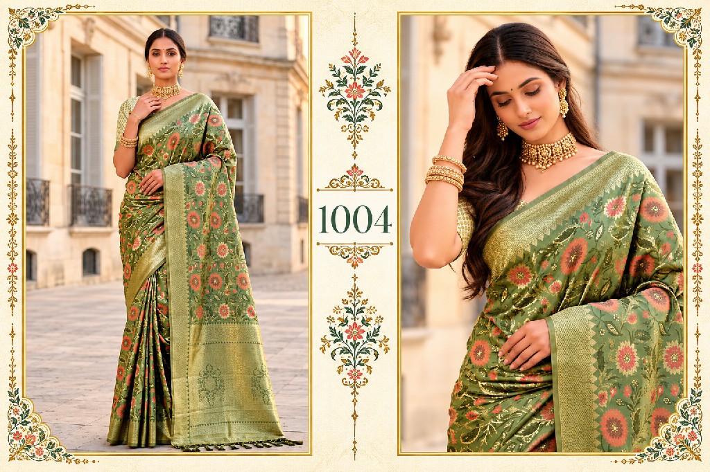 BUNAWAT NAJRANA VOL 1 WHOLESALE BANARASI SILK FUNCTION WEAR INDIAN SAREES FOR WOMEN SUPPLIER