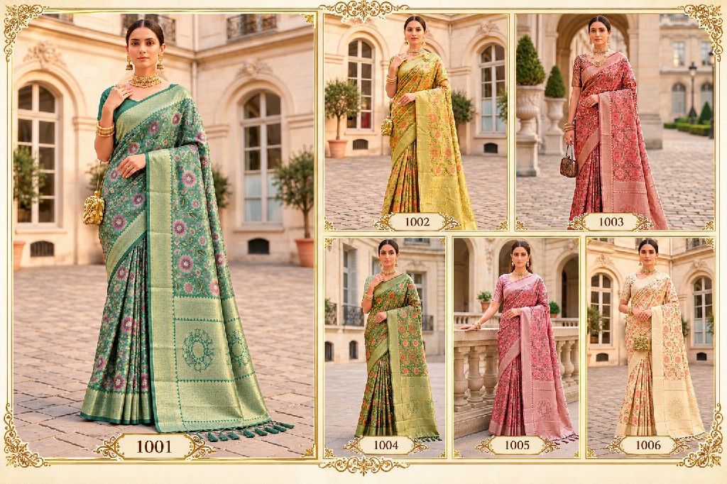 BUNAWAT NAJRANA VOL 1 WHOLESALE BANARASI SILK FUNCTION WEAR INDIAN SAREES FOR WOMEN SUPPLIER